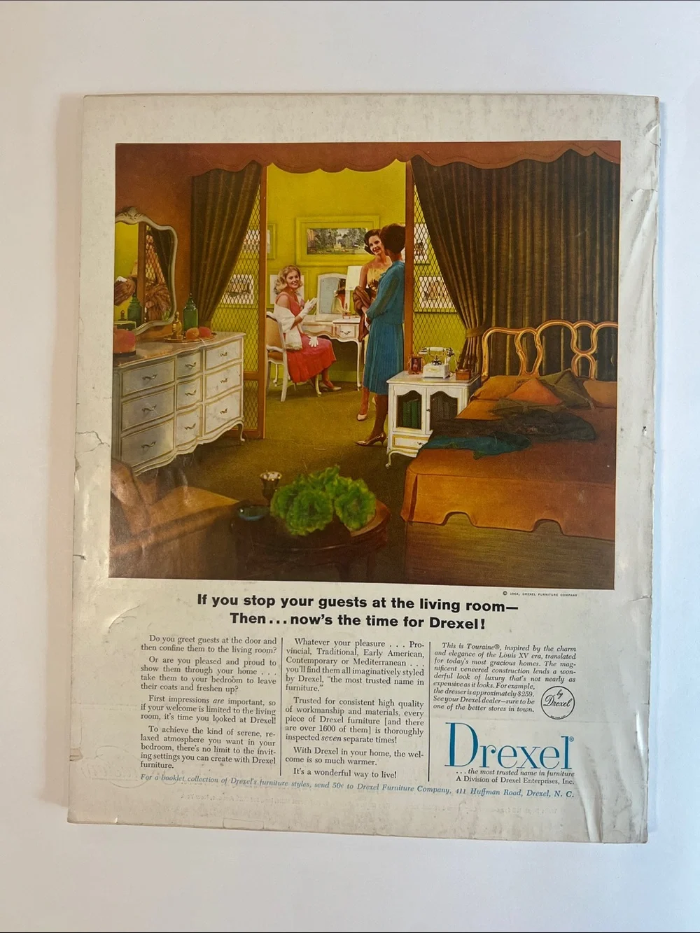 1965 Vintage  House & Garden Magazine decorating March 1965